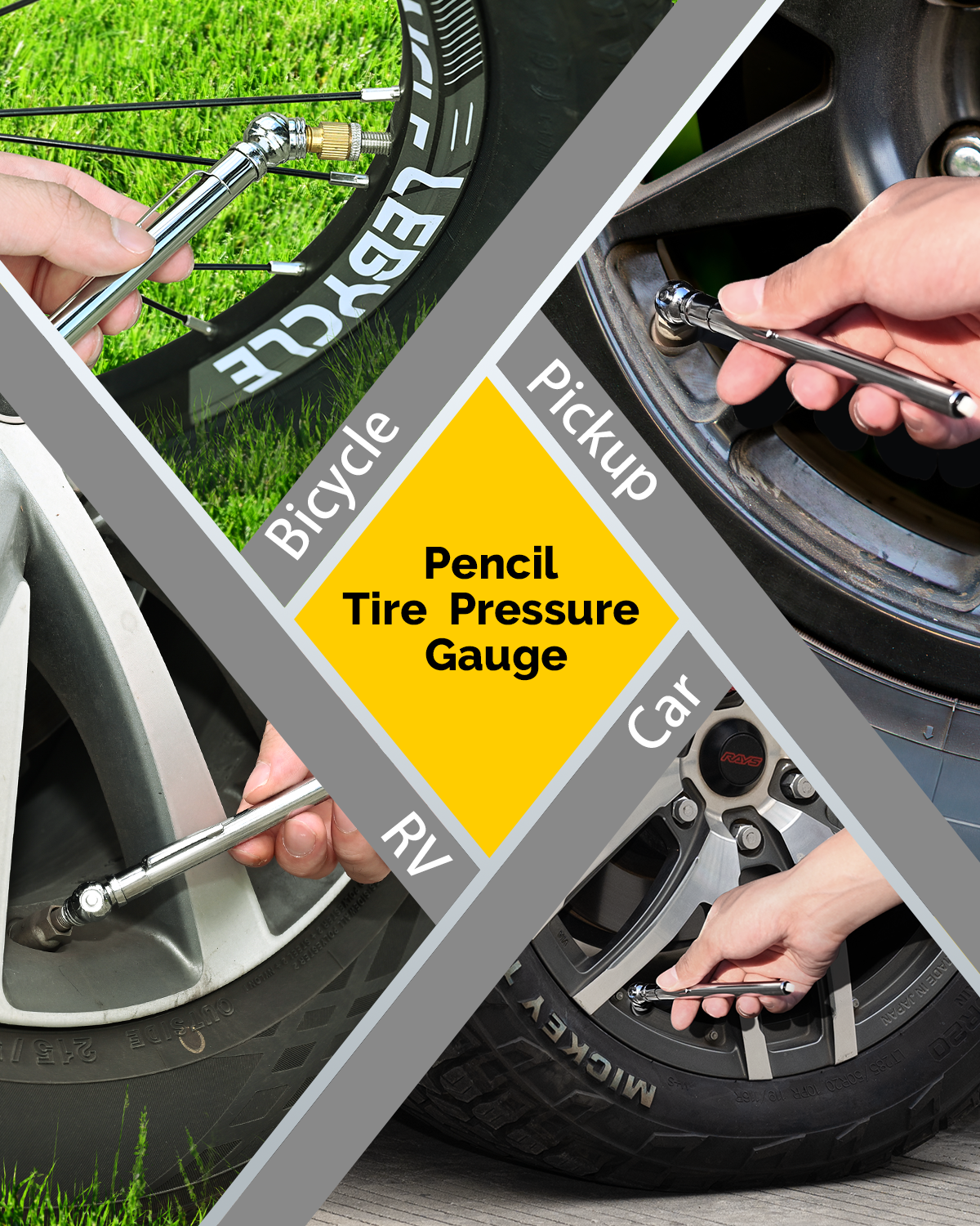 HG101 Pencil Tire Pressure Gauge