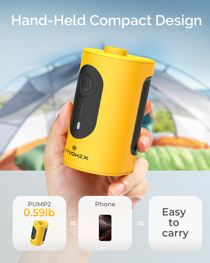 HYVOHEX HB2 Electric Air Pump for Inflatables (4000mAh Battery)