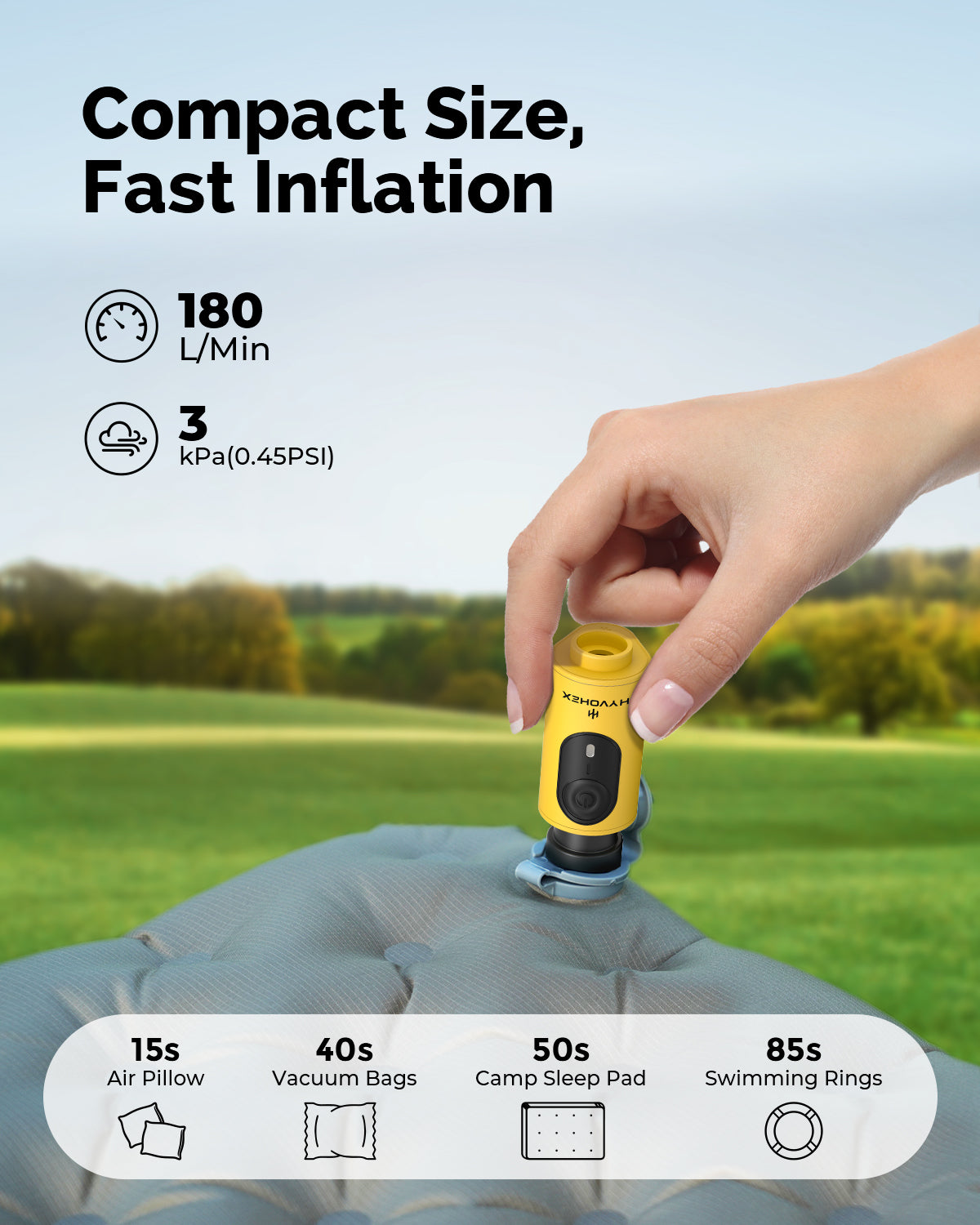 HB1 Portable Air Pump for Inflatables