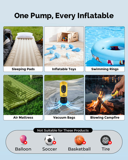 HB1 Portable Air Pump for Inflatables