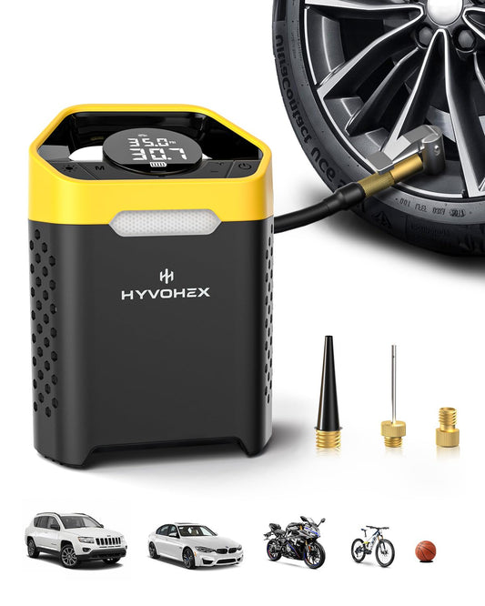 HV3 Heavy-Duty 160 PSI Tire Inflator Portable Air Compressor