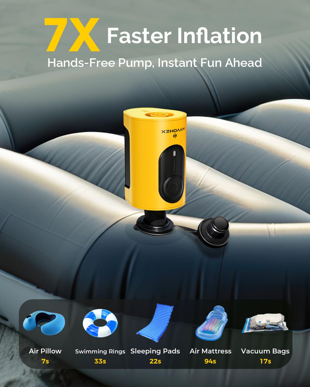 HB3 Portable Air Pump for Inflatables