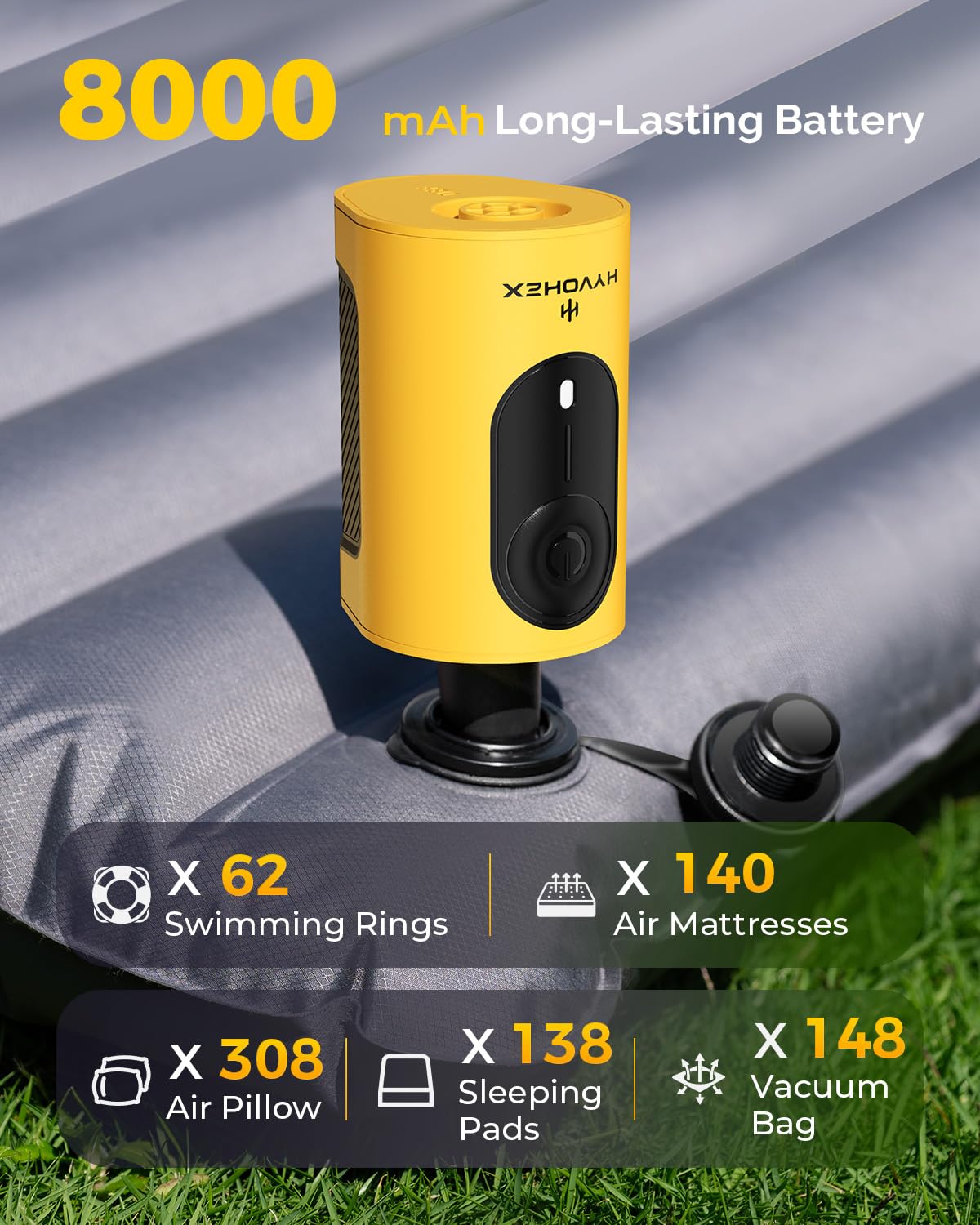 HB3 Portable Air Pump for Inflatables