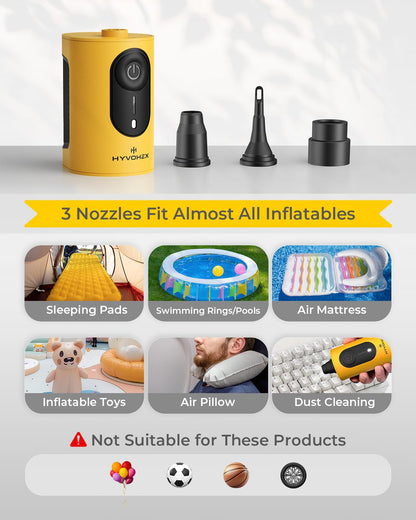 HB3 Portable Air Pump for Inflatables