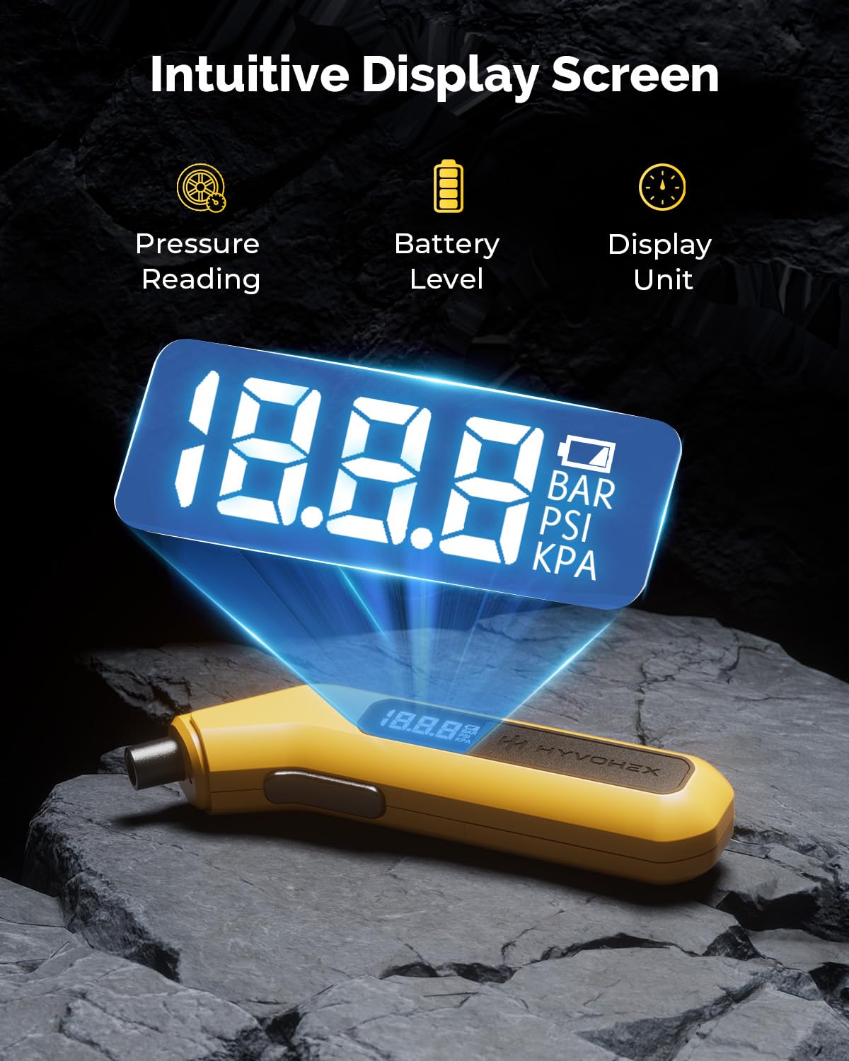 T200 Tire Pressure Gauge Digital 200 PSI